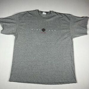 Vintage 90s Nike Town Chicago Heather Grey Short Sleeve T-shirt Men Size XXL